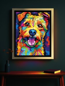 Jack Russell Terrier - Podświetlany obraz led Lightvibes
