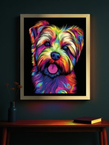 Norfolk terrier - Podświetlany obraz led Lightvibes