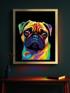 Mops - Podświetlany obraz led Lightvibes