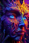 Oczy 31 - Podświetlany obraz led Lightvibes