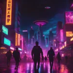 Cybercity 6 - Podświetlany obraz led Lightvibes