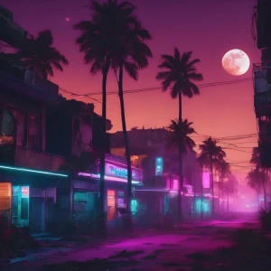 Cybercity 10 - Podświetlany obraz led Lightvibes