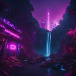 Cybercity 14 - Podświetlany obraz led Lightvibes