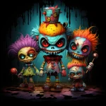 Halloween - chcesz z nami pograć? - Podświetlany obraz led Lightvibes