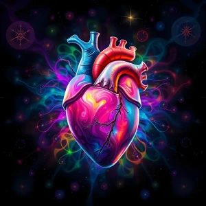 Love Is Love Heart - Podświetlany obraz led Lightvibes
