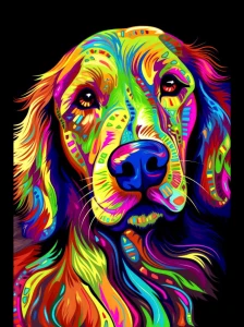 Chesapeake bay retriever - Podświetlany obraz led Lightvibes