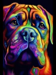 Bullmastiff - Podświetlany obraz led Lightvibes
