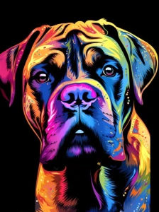 Boerboel - Podświetlany obraz led Lightvibes
