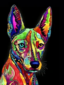 Basenji - Podświetlany obraz led Lightvibes