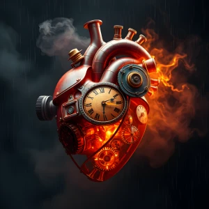 Perfect Timing Heart - Podświetlany obraz led Lightvibes