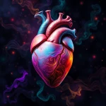 Heart Feeding on Colors - Podświetlany obraz led Lightvibes