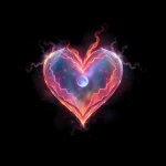 Cosmic Gate Heart - Podświetlany obraz led Lightvibes