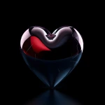 Cracked Glass Heart - Podświetlany obraz led Lightvibes