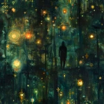 Ukryta grawitacja - Olaf Post. Podświetlany obraz led Lightvibes