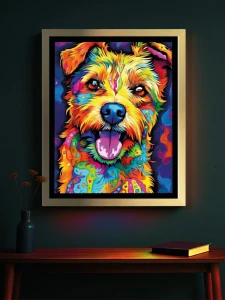 Jack Russell Terrier - Podświetlany obraz led Lightvibes