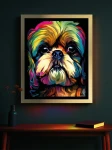 Shih Tzu - Podświetlany obraz led Lightvibes
