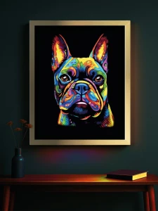 Buldog Francuski - Podświetlany obraz led Lightvibes
