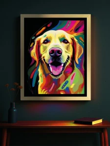 Labrador Retriever - Podświetlany obraz led Lightvibes