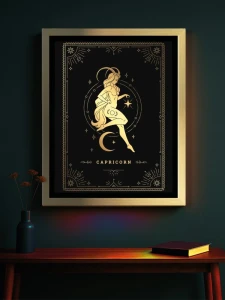 KOZIOROŻEC. Znaki Zodiaku - Podświetlany obraz led Lightvibes