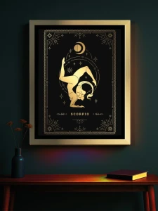 SKORPION. Znaki Zodiaku - Podświetlany obraz led Lightvibes