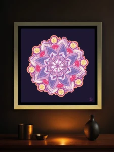 Katarzyna Chojnacka - Mandala habrowa. Podświetlany obraz led Lightvibes