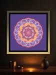 Katarzyna Chojnacka - Mandala ametystowa. Podświetlany obraz led Lightvibes