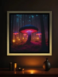 Grzybki Minori - Podświetlany obraz led Lightvibes