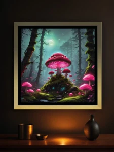 Grzybki Astrid - Podświetlany obraz led Lightvibes