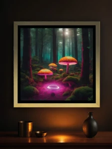 Grzybki Leonie - Podświetlany obraz led Lightvibes