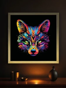 Lis - Podświetlany obraz led Lightvibes