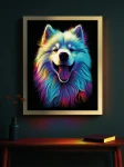 Samojed - Podświetlany obraz led Lightvibes
