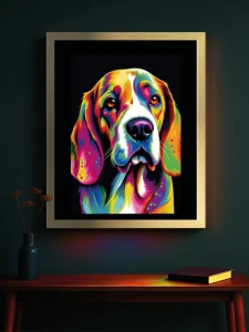 Beagle - Podświetlany obraz led Lightvibes