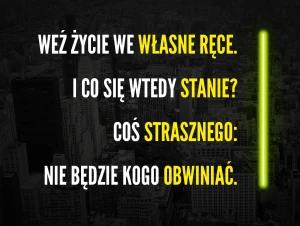 ŻYCIE... - neonowy obraz motywacyjny Lightvibes
